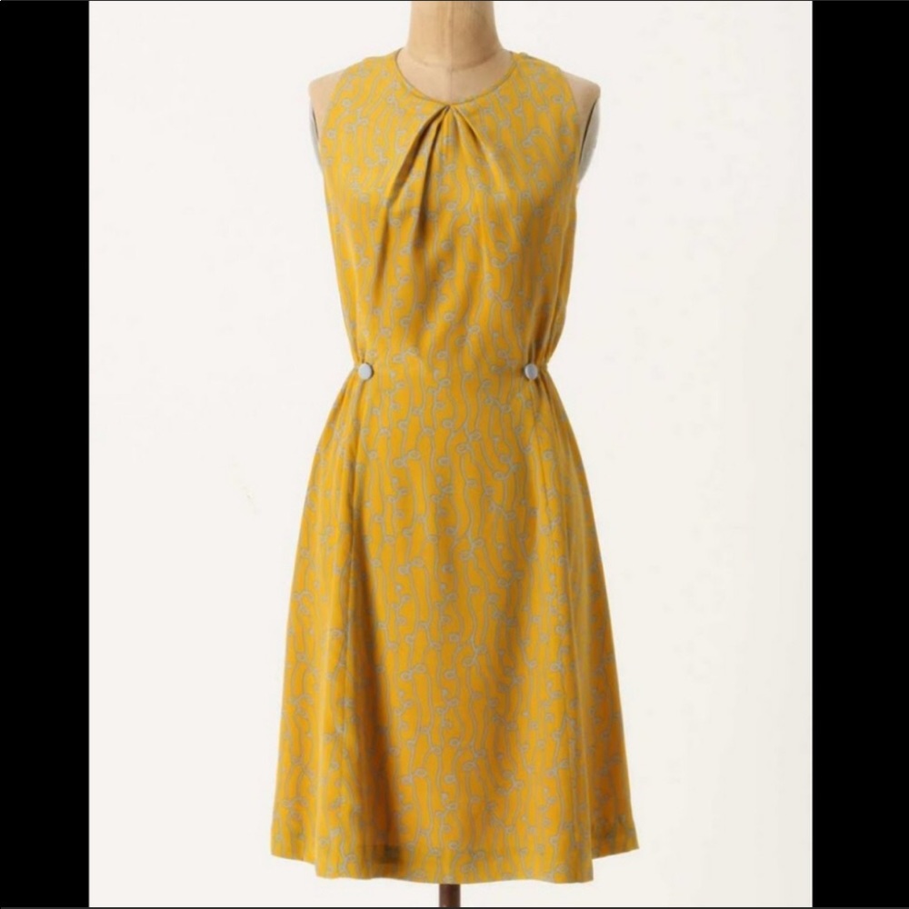 Anthropologie Girls From Savoy Take Action Dress, Size 10